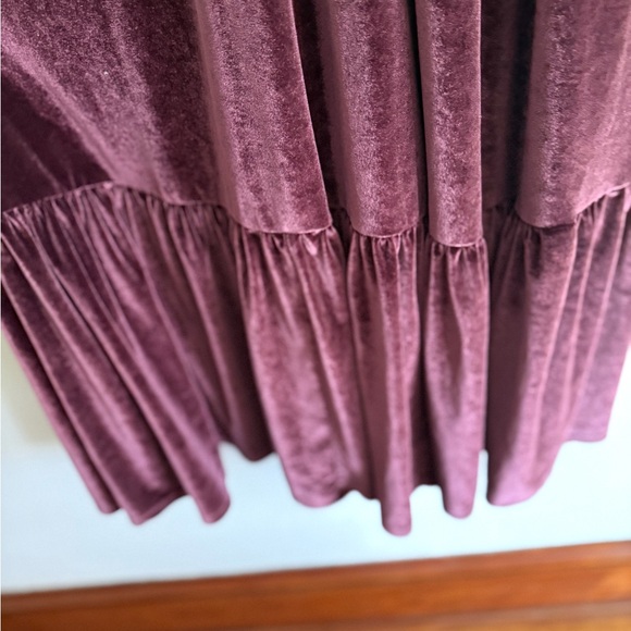 Torrid Maxi Flutter Sleeve Dress Velvet Dress - Picture 7 of 9